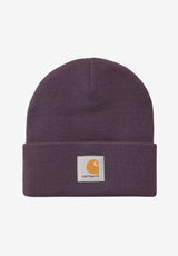 Short Watch Hat cozypurple Vorderansicht