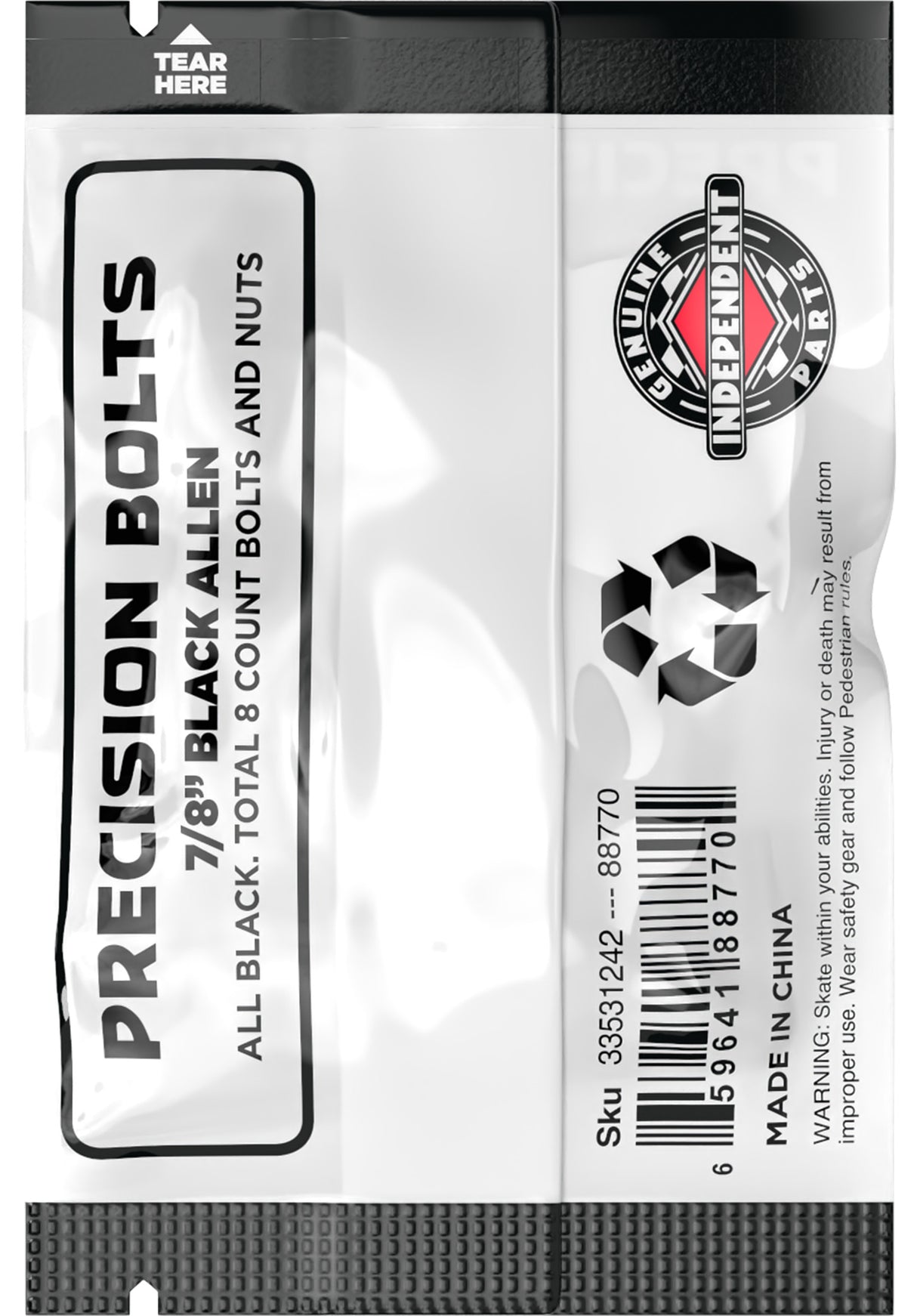 7/8 Inbus black Rueckenansicht