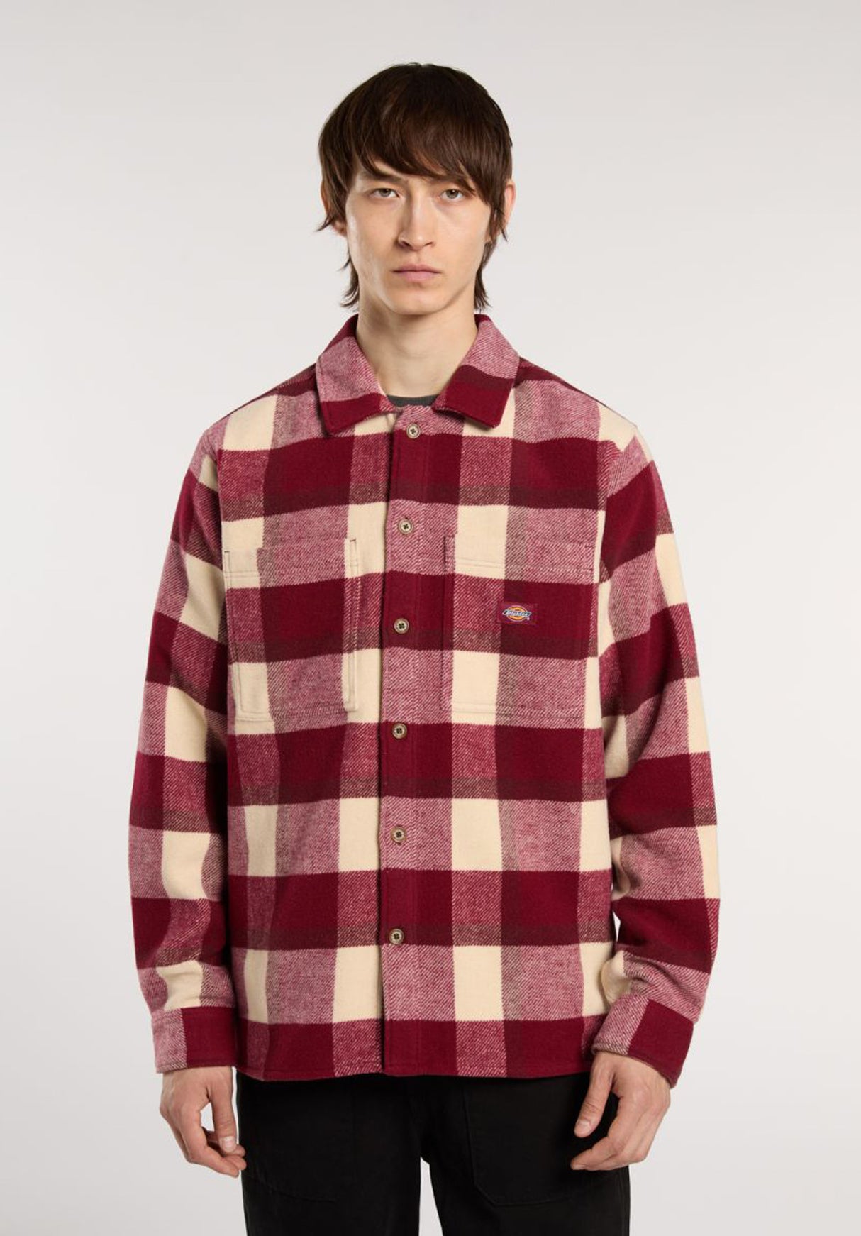 Plaid Coaling tibetanred Vorderansicht