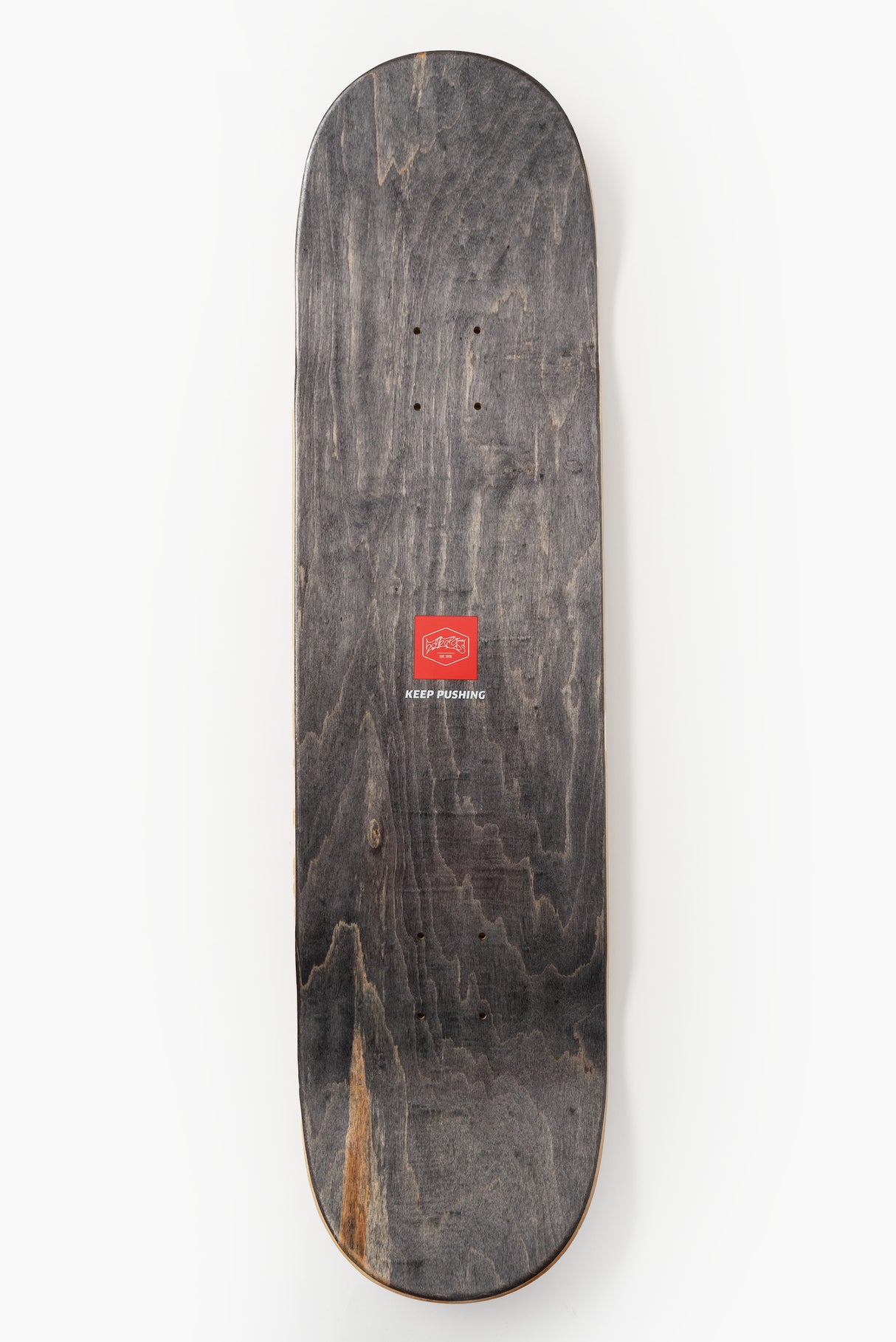 Einkaufswagen orange Rueckenansicht