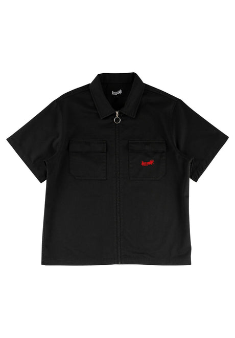 Fallen Angel Work black Rueckenansicht