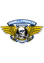 Winged Ripper 5 Die-Cut Sticker blue Vorderansicht