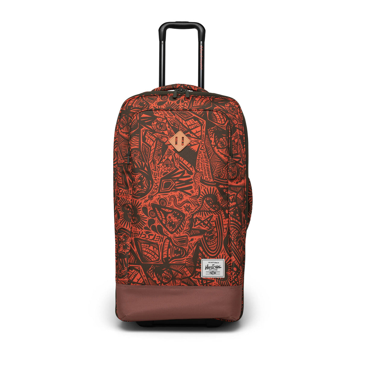 Thomas Campbell Heritage Softshell Medium Luggage TC forest night-saddle brown Vorderansicht