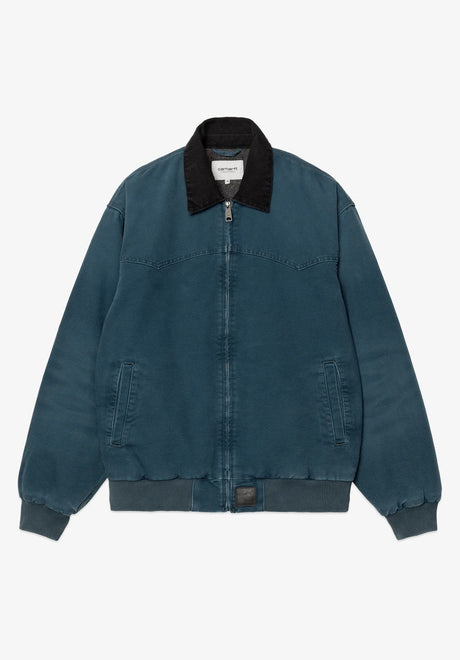 OG Santa Fe Jacket deeplagoon-blackstonecanvas Vorderansicht