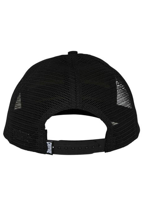 Creature High Country Mesh Trucker Low Unstructured Snapbac Cap black-offwhite – Rückenansicht