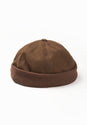 Docker Cap brown Vorderansicht