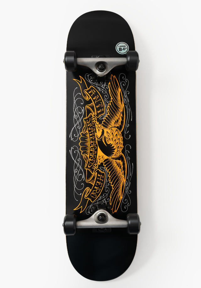 Pinstripe Eagle black Vorderansicht