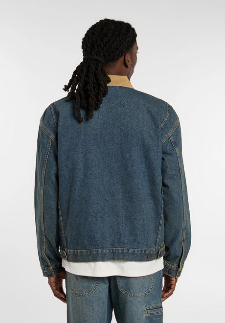 Denim Painter khakitintedblue Rueckenansicht