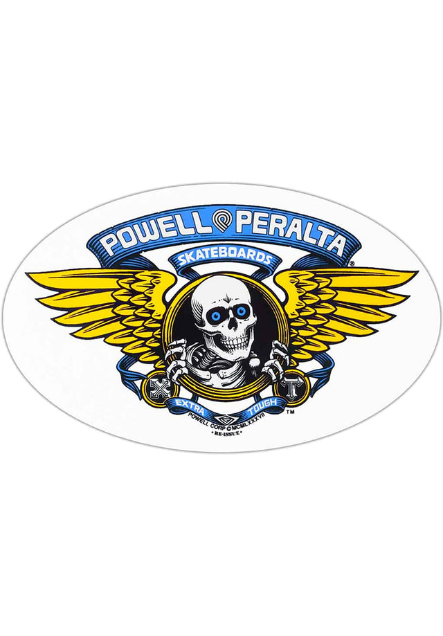 Winged Ripper 6.5 Sticker blue Vorderansicht