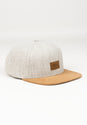 Suede 6-Panel heatherlightgrey Vorderansicht