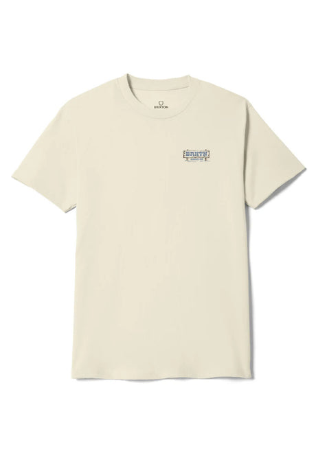 Brixton Hutchins T-Shirt cream – Rückenansicht