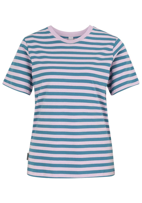 iriedaily Stripe Basic T-Shirt lightmauve – Vorderansicht