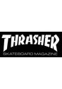 Skate Mag Super Sticker 4 x 10 black Vorderansicht
