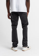 Skinny Fit black-bleached Rueckenansicht