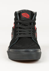 Sk8-Hi Kids logo-black-red Rueckenansicht
