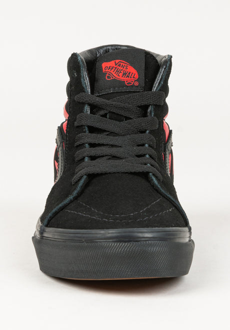 Sk8-Hi Kids logo-black-red Rueckenansicht