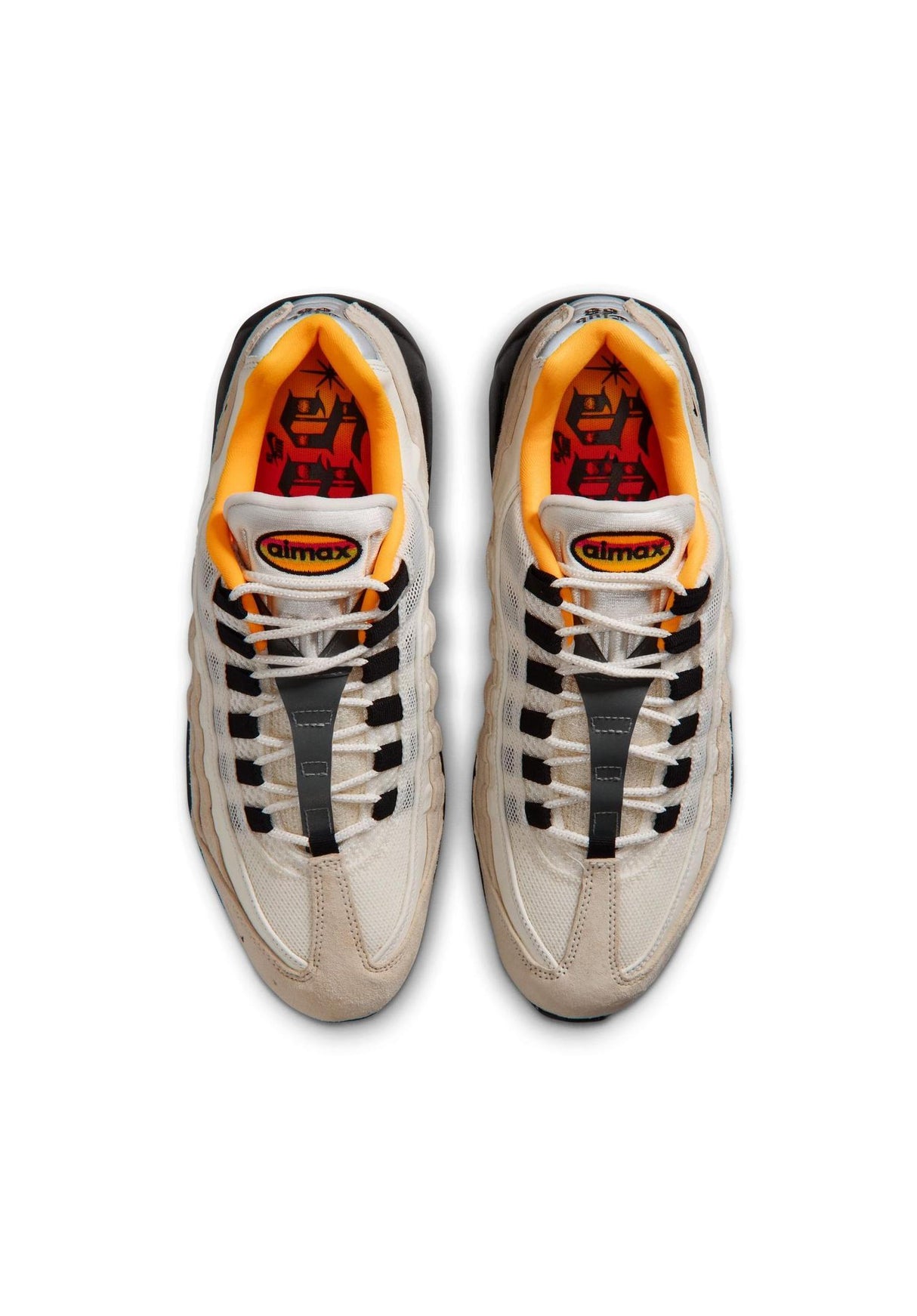Nike SB Air Max 95 Club 58 sail-black-laserorange Closeup1