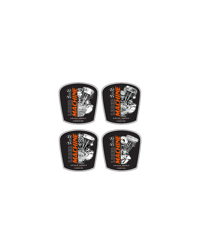 Moto Sticker Pack assorted Vorderansicht