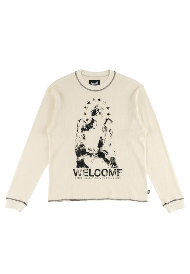 Seraph Pigment-Dyed Contrast Stitch Thermal bone Vorderansicht