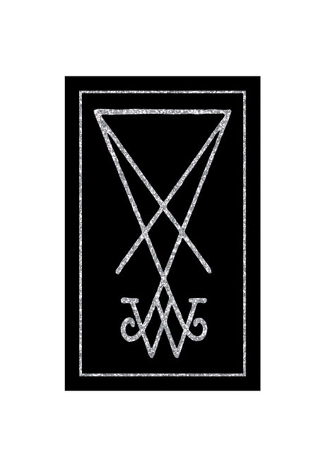 Symbol Glitter Foil Sticker black - glitter-foil Vorderansicht