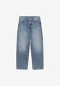 Landon Pant bluedestroywash-splatter Vorderansicht