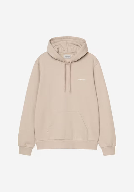 Hooded Script Embroidery fleurdesel-white Vorderansicht