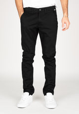 Flex Tapered Chino black Vorderansicht