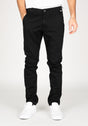 Flex Tapered Chino black Vorderansicht