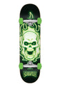 Bonehead Glitch Full black-green Vorderansicht