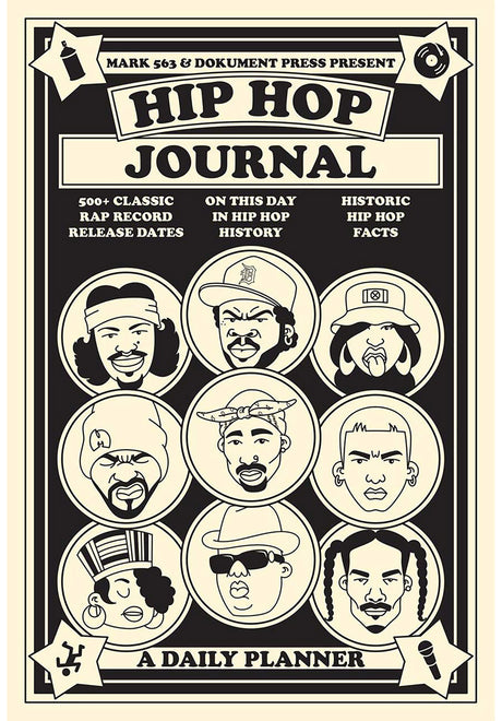 Hip Hop Journal Book - Calender multicolored Vorderansicht