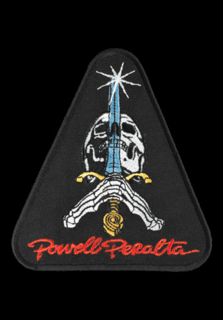 Skull & Sword '2' 3,5 Patch red Vorderansicht
