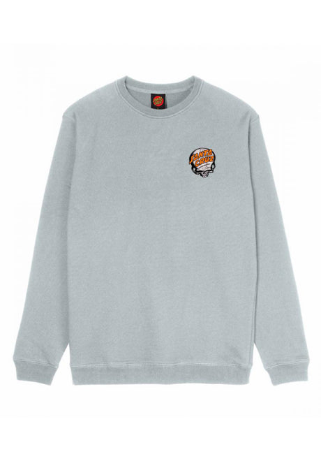 Santa-Cruz O'Brien Skull Crew Sweatshirt mist – Rückenansicht