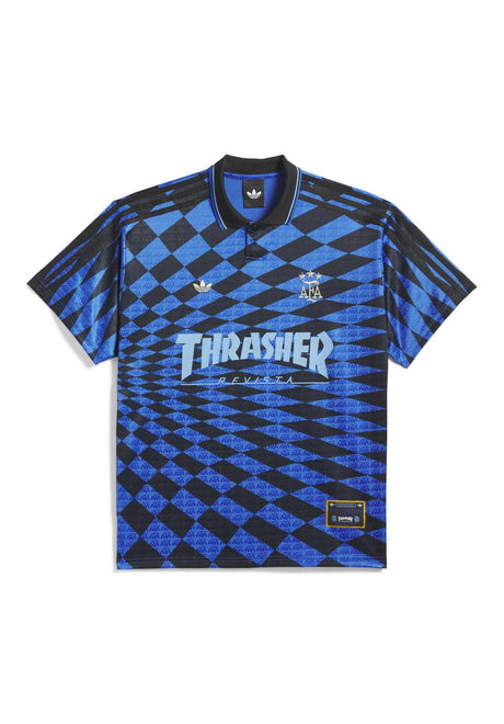 Thrasher x AFA Jersey black-blue Vorderansicht