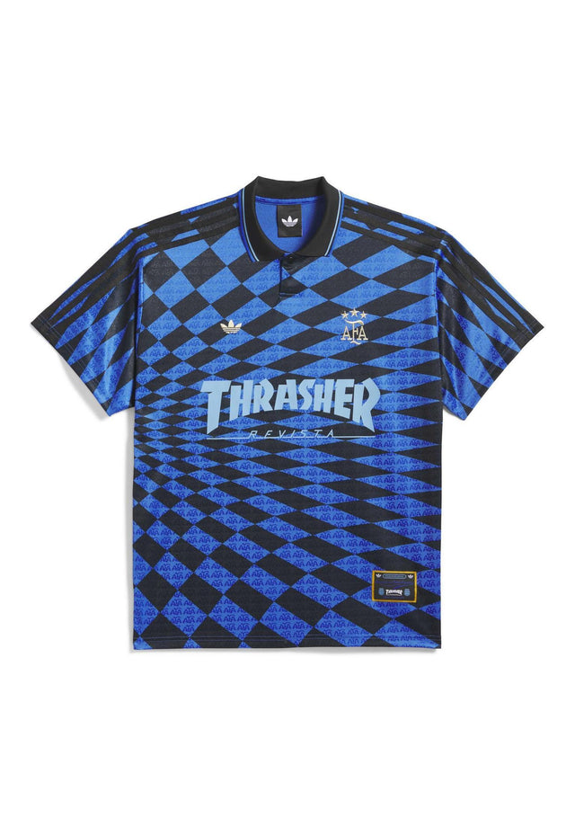Thrasher x AFA Jersey black-blue Vorderansicht