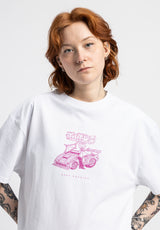 Hell of a Tuner white Rueckenansicht