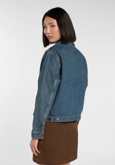Denim Painter khakitintedblue Rueckenansicht