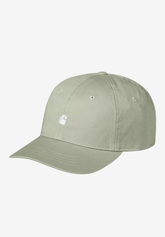 Madison Logo Cap shadygreen-white Vorderansicht