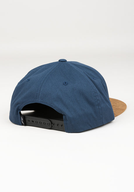 Suede 6-Panel navy Rueckenansicht