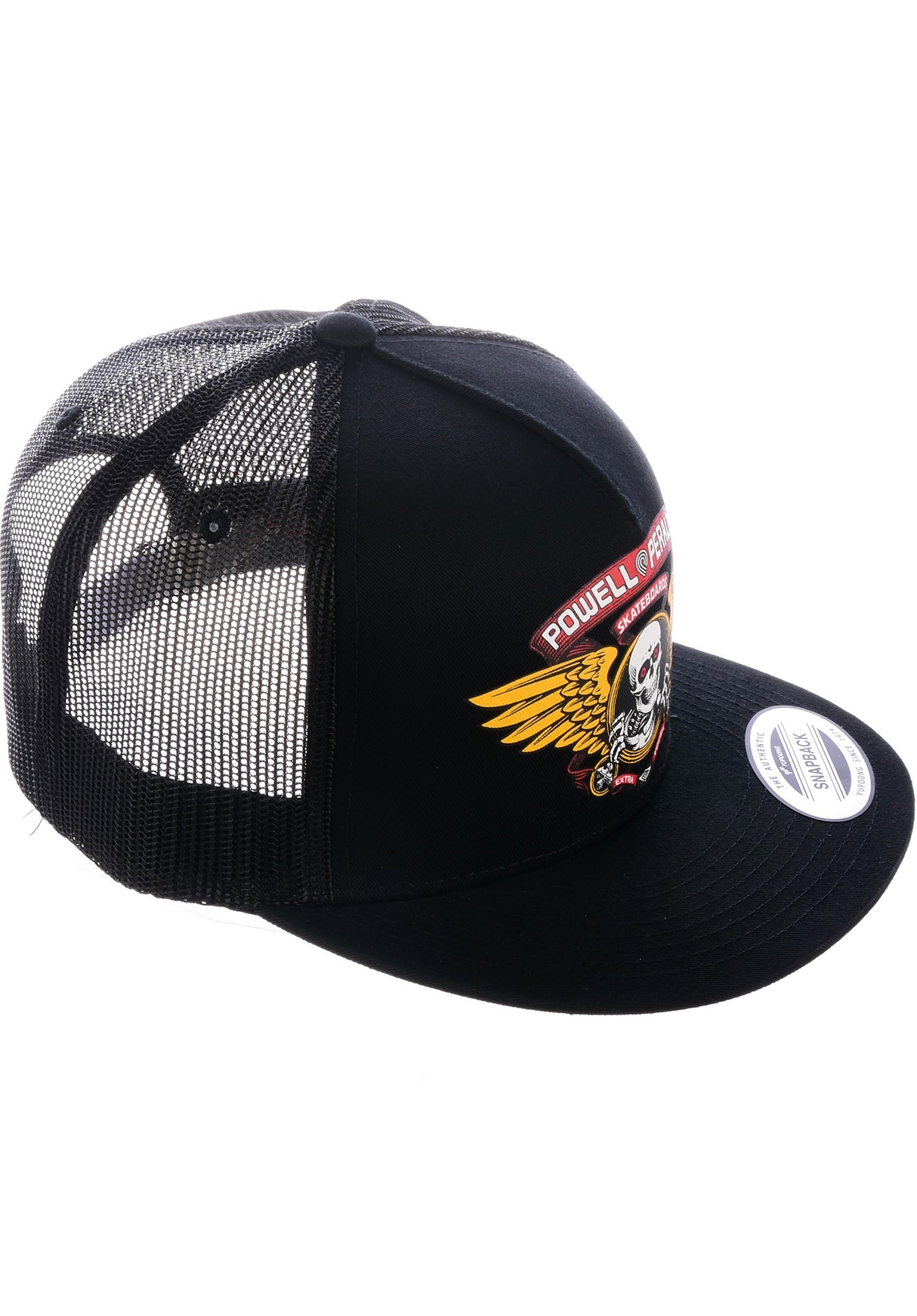 Winged Ripper Trucker black Closeup2