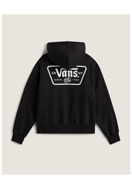 Knu Patch Pullover black Vorderansicht