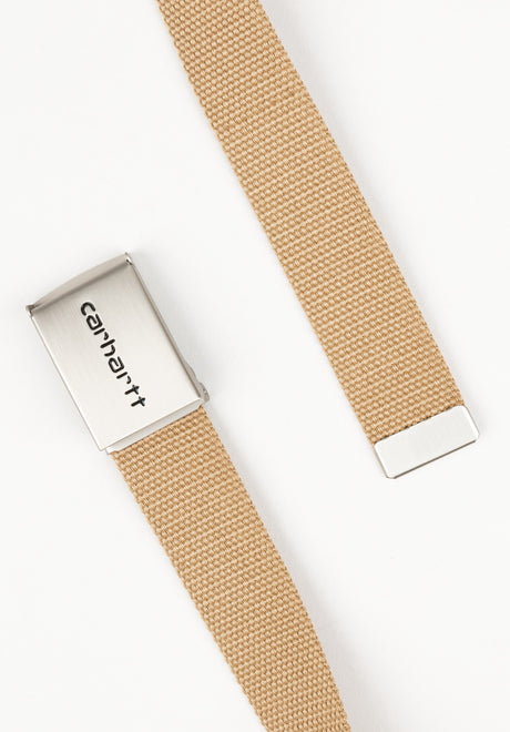 Clip Belt Chrome dustyHbrown Rueckenansicht