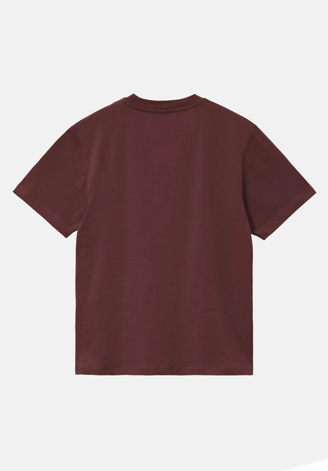 Carhartt WIP W' Pocket T-Shirt amarone – Rückenansicht