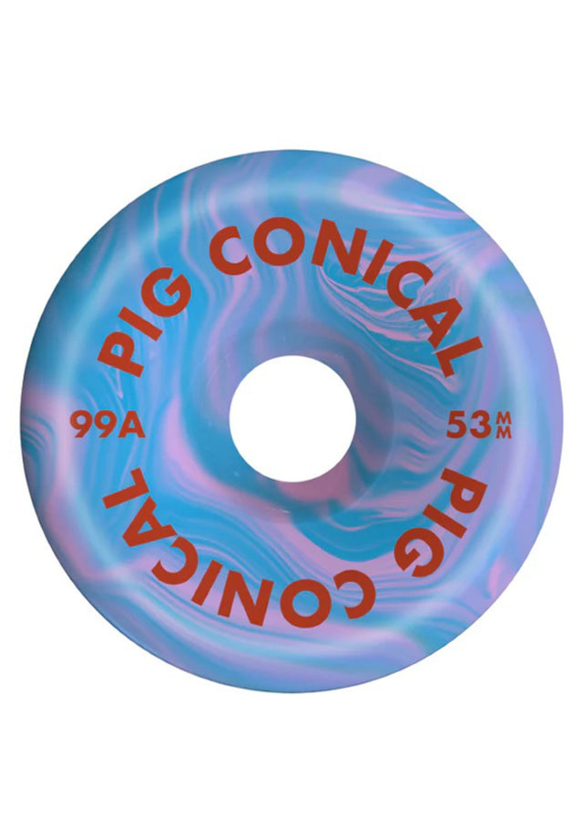 Conical Swirl 99A blue-pink Vorderansicht