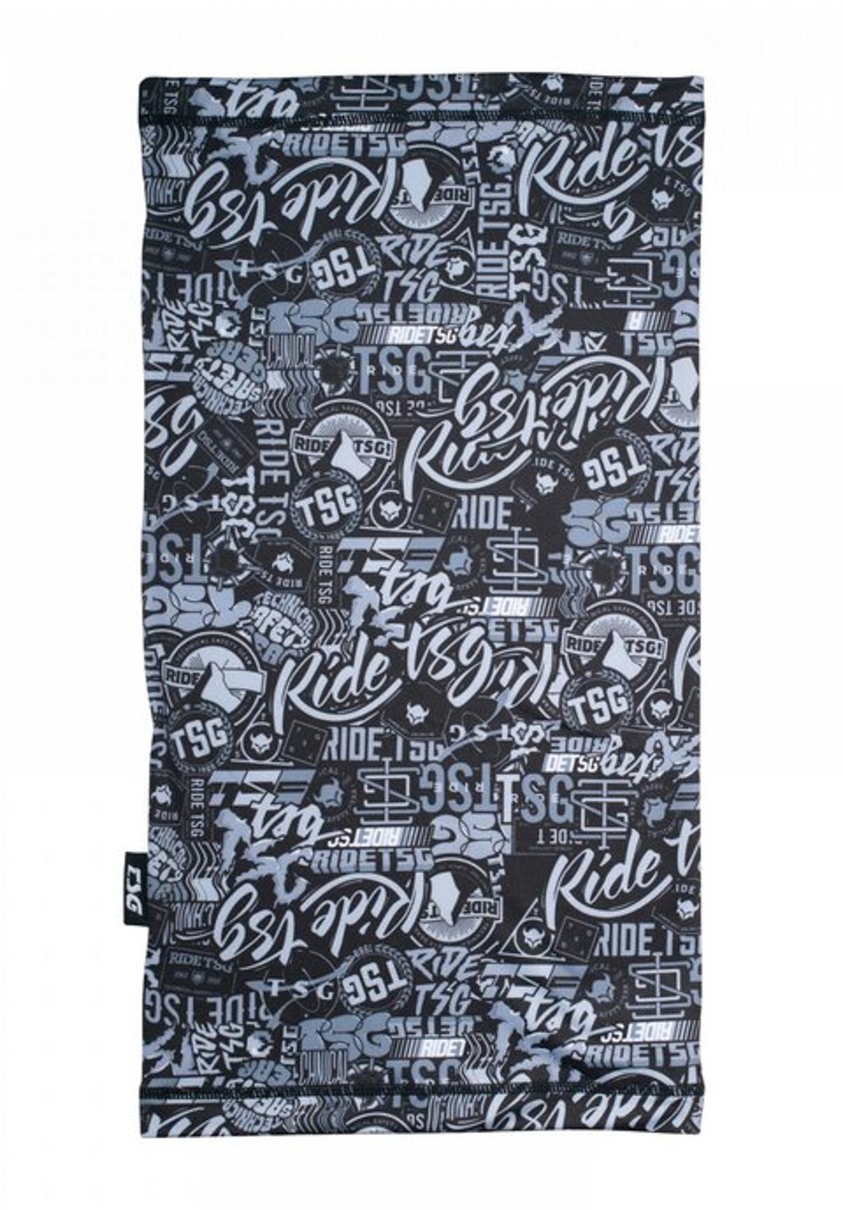 Neckwarmer misty black-grey Closeup1