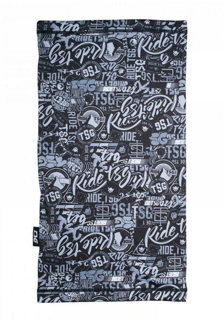 Neckwarmer misty black-grey Closeup1