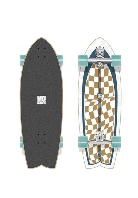 Checker white-blue Vorderansicht