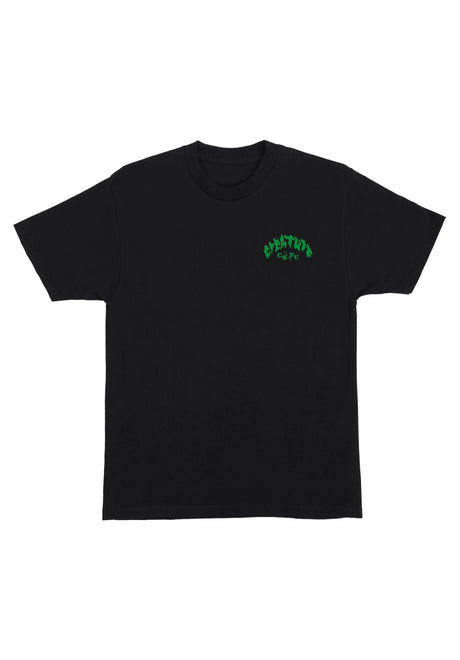 Creature Straight Away Heavyweight T-Shirt black – Rückenansicht