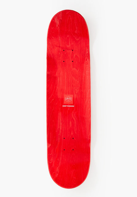 Artsy red Rueckenansicht
