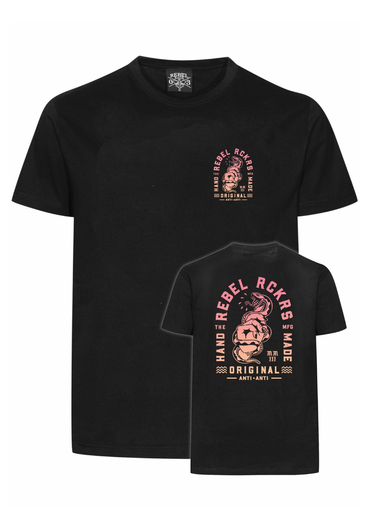 Anti Snake black Vorderansicht