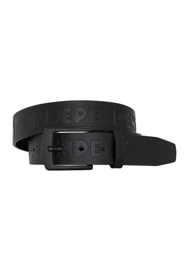 Bar Logo leather black Vorderansicht